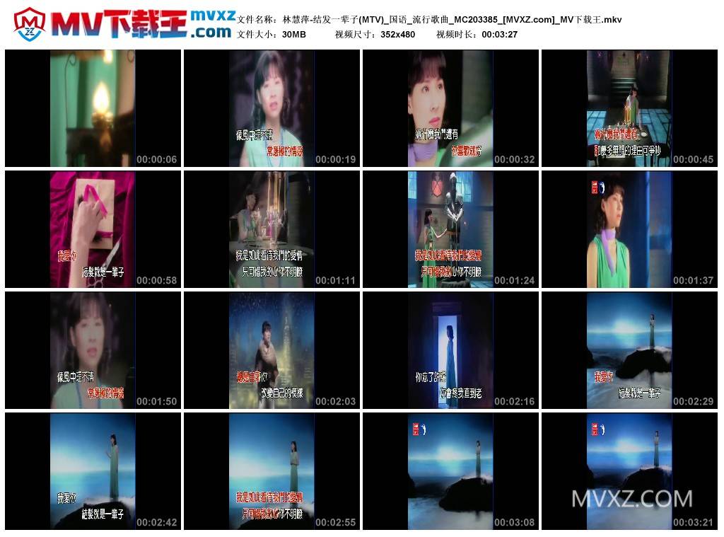 林慧萍-结发一辈子(MTV)_国语_流行歌曲_MC203385